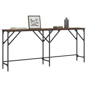 vidaXL Konsolentisch Braun Eichen-Optik 180x29x75 cm Holzwerkstoff