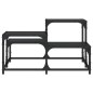 vidaXL Couchtisch Schwarz 68x68x40 cm Holzwerkstoff