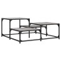 vidaXL Couchtisch Grau Sonoma 87,5x87,5x40 cm Holzwerkstoff