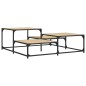 vidaXL Couchtisch Sonoma-Eiche 107x107x40 cm Holzwerkstoff vidaXL Couchtisch Sonoma-Eiche 107x107x40 cm Holzwerkstoff