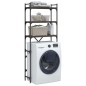 vidaXL Waschmaschinenregal Braun Eichen-Optik 67x25x163 cm vidaXL Waschmaschinenregal Braun Eichen-Optik 67x25x163 cm