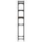 vidaXL Waschmaschinenregal Braun Eichen-Optik 67x25x163 cm vidaXL Waschmaschinenregal Braun Eichen-Optik 67x25x163 cm