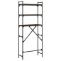 vidaXL Waschmaschinenregal Braun Eichen-Optik 67x25x163 cm vidaXL Waschmaschinenregal Braun Eichen-Optik 67x25x163 cm
