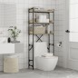 vidaXL Waschmaschinenregal Sonoma-Eiche 67x25x163 cm Holzwerkstoff vidaXL Waschmaschinenregal Sonoma-Eiche 67x25x163 cm Holzwerkstoff
