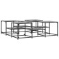 vidaXL Couchtisch Grau Sonoma 121x121x40 cm Holzwerkstoff vidaXL Couchtisch Grau Sonoma 121x121x40 cm Holzwerkstoff