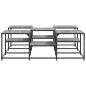 vidaXL Couchtisch Grau Sonoma 121x121x40 cm Holzwerkstoff vidaXL Couchtisch Grau Sonoma 121x121x40 cm Holzwerkstoff