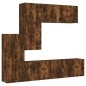 vidaXL 5-tlg. Wohnwand Räuchereiche Holzwerkstoff vidaXL 5-tlg. Wohnwand Räuchereiche Holzwerkstoff