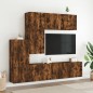 vidaXL 5-tlg. Wohnwand Räuchereiche Holzwerkstoff vidaXL 5-tlg. Wohnwand Räuchereiche Holzwerkstoff
