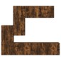 vidaXL 5-tlg. Wohnwand Räuchereiche Holzwerkstoff vidaXL 5-tlg. Wohnwand Räuchereiche Holzwerkstoff