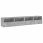 vidaXL 5-tlg. Wohnwand Betongrau Holzwerkstoff vidaXL 5-tlg. Wohnwand Betongrau Holzwerkstoff