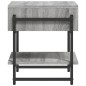 vidaXL Couchtisch Grau Sonoma 40x40x45 cm Holzwerkstoff vidaXL Couchtisch Grau Sonoma 40x40x45 cm Holzwerkstoff