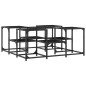 vidaXL Couchtisch Schwarz 91x91x40 cm Holzwerkstoff vidaXL Couchtisch Schwarz 91x91x40 cm Holzwerkstoff
