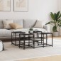 vidaXL Couchtisch Schwarz 91x91x40 cm Holzwerkstoff vidaXL Couchtisch Schwarz 91x91x40 cm Holzwerkstoff