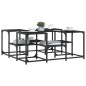 vidaXL Couchtisch Schwarz 91x91x40 cm Holzwerkstoff vidaXL Couchtisch Schwarz 91x91x40 cm Holzwerkstoff