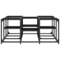 vidaXL Couchtisch Schwarz 91x91x40 cm Holzwerkstoff vidaXL Couchtisch Schwarz 91x91x40 cm Holzwerkstoff