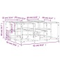 vidaXL Couchtisch Schwarz 91x91x40 cm Holzwerkstoff vidaXL Couchtisch Schwarz 91x91x40 cm Holzwerkstoff