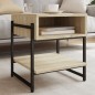vidaXL Couchtisch Sonoma-Eiche 40x40x45 cm Holzwerkstoff vidaXL Couchtisch Sonoma-Eiche 40x40x45 cm Holzwerkstoff