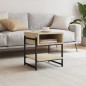 vidaXL Couchtisch Sonoma-Eiche 40x40x45 cm Holzwerkstoff vidaXL Couchtisch Sonoma-Eiche 40x40x45 cm Holzwerkstoff