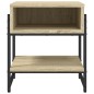 vidaXL Couchtisch Sonoma-Eiche 40x40x45 cm Holzwerkstoff vidaXL Couchtisch Sonoma-Eiche 40x40x45 cm Holzwerkstoff
