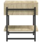 vidaXL Couchtisch Sonoma-Eiche 40x40x45 cm Holzwerkstoff vidaXL Couchtisch Sonoma-Eiche 40x40x45 cm Holzwerkstoff
