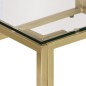 vidaXL Couchtisch Golden Edelstahl und Hartglas vidaXL Couchtisch Golden Edelstahl und Hartglas