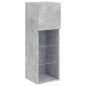 vidaXL TV-Schränke mit LED-Leuchten 2 Stk. Betongrau 30,5x30x90 cm vidaXL TV-Schränke mit LED-Leuchten 2 Stk. Betongrau 30,5x30x90 cm