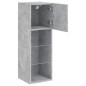 vidaXL TV-Schränke mit LED-Leuchten 2 Stk. Betongrau 30,5x30x90 cm vidaXL TV-Schränke mit LED-Leuchten 2 Stk. Betongrau 30,5x30x90 cm