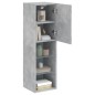 vidaXL TV-Schränke mit LED-Leuchten 2 Stk. Betongrau 30,5x30x102 cm vidaXL TV-Schränke mit LED-Leuchten 2 Stk. Betongrau 30,5x30x102 cm