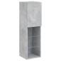 vidaXL TV-Schränke mit LED-Leuchten 2 Stk. Betongrau 30,5x30x102 cm vidaXL TV-Schränke mit LED-Leuchten 2 Stk. Betongrau 30,5x30x102 cm