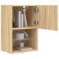 vidaXL TV-Schränke mit LED-Leuchten 2 Stk. Sonoma-Eiche 40,5x30x60 cm vidaXL TV-Schränke mit LED-Leuchten 2 Stk. Sonoma-Eiche 40,5x30x60 cm