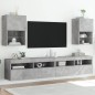 vidaXL TV-Schränke mit LED-Leuchten 2 Stk. Betongrau 40,5x30x60 cm vidaXL TV-Schränke mit LED-Leuchten 2 Stk. Betongrau 40,5x30x60 cm