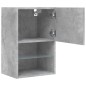 vidaXL TV-Schränke mit LED-Leuchten 2 Stk. Betongrau 40,5x30x60 cm vidaXL TV-Schränke mit LED-Leuchten 2 Stk. Betongrau 40,5x30x60 cm