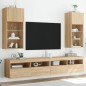 vidaXL TV-Schränke mit LED-Leuchten 2 Stk. Sonoma-Eiche 40,5x30x90 cm vidaXL TV-Schränke mit LED-Leuchten 2 Stk. Sonoma-Eiche 40,5x30x90 cm