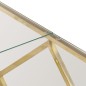 vidaXL Couchtisch Golden Edelstahl und Hartglas vidaXL Couchtisch Golden Edelstahl und Hartglas