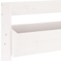 vidaXL Wand-Pflanzkübel mit 3 Fächern 60x18,5x110 cm Weiß Kiefernholz vidaXL Wand-Pflanzkübel mit 3 Fächern 60x18,5x110 cm Weiß Kiefernholz