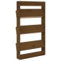 vidaXL Wand-Pflanzkübel mit 3 Fächern 60x18,5x110 cm Honigbraun Holz vidaXL Wand-Pflanzkübel mit 3 Fächern 60x18,5x110 cm Honigbraun Holz