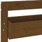 vidaXL Wand-Pflanzkübel mit 3 Fächern 60x18,5x110 cm Honigbraun Holz vidaXL Wand-Pflanzkübel mit 3 Fächern 60x18,5x110 cm Honigbraun Holz