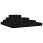 vidaXL Pflanzentreppe 4 Stufen 106x104,5x36 cm Schwarz Massivholz vidaXL Pflanzentreppe 4 Stufen 106x104,5x36 cm Schwarz Massivholz