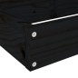 vidaXL Pflanzentreppe 4 Stufen 106x104,5x36 cm Schwarz Massivholz vidaXL Pflanzentreppe 4 Stufen 106x104,5x36 cm Schwarz Massivholz