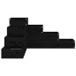vidaXL Pflanzentreppe 4 Stufen 80,5x79x36 cm Schwarz Massivholz Kiefer vidaXL Pflanzentreppe 4 Stufen 80,5x79x36 cm Schwarz Massivholz Kiefer