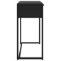 vidaXL Konsolentisch Schwarz 72x35x75 cm Stahl vidaXL Konsolentisch Schwarz 72x35x75 cm Stahl