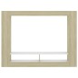 vidaXL TV-Schrank Weiß und Sonoma-Eiche 152x22x113 cm Holzwerkstoff vidaXL TV-Schrank Weiß und Sonoma-Eiche 152x22x113 cm Holzwerkstoff