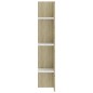 vidaXL TV-Schrank Weiß und Sonoma-Eiche 152x22x113 cm Holzwerkstoff vidaXL TV-Schrank Weiß und Sonoma-Eiche 152x22x113 cm Holzwerkstoff