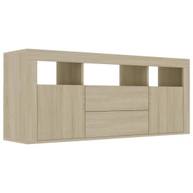 vidaXL TV-Schrank Sonoma-Eiche 120x30x50 cm Holzwerkstoff