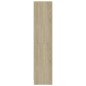 vidaXL Bücherregal 3 Fächer Weiß&Sonoma-Eiche 60x24x109 Holzwerkstoff vidaXL Bücherregal 3 Fächer Weiß&Sonoma-Eiche 60x24x109 Holzwerkstoff