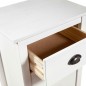 vidaXL Sideboard Hill Weiß 46x35x80 cm Massivholz Kiefer vidaXL Sideboard Hill Weiß 46x35x80 cm Massivholz Kiefer