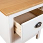 vidaXL Nachttisch Hill 2 Stk. Weiß 46x35x49,5 cm Massivholz Kiefer vidaXL Nachttisch Hill 2 Stk. Weiß 46x35x49,5 cm Massivholz Kiefer