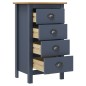 vidaXL Sideboard Hill Grau 46x35x80 cm Massivholz Kiefer vidaXL Sideboard Hill Grau 46x35x80 cm Massivholz Kiefer