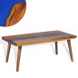 vidaXL Couchtisch Teak Harz 100 x 50 x 40 cm vidaXL Couchtisch Teak Harz 100 x 50 x 40 cm