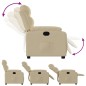 vidaXL Relaxsessel Creme Stoff vidaXL Relaxsessel Creme Stoff